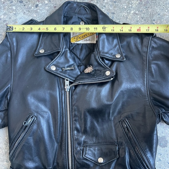Schott Nyc vintage leather biker jacket - Picture 9 of 12